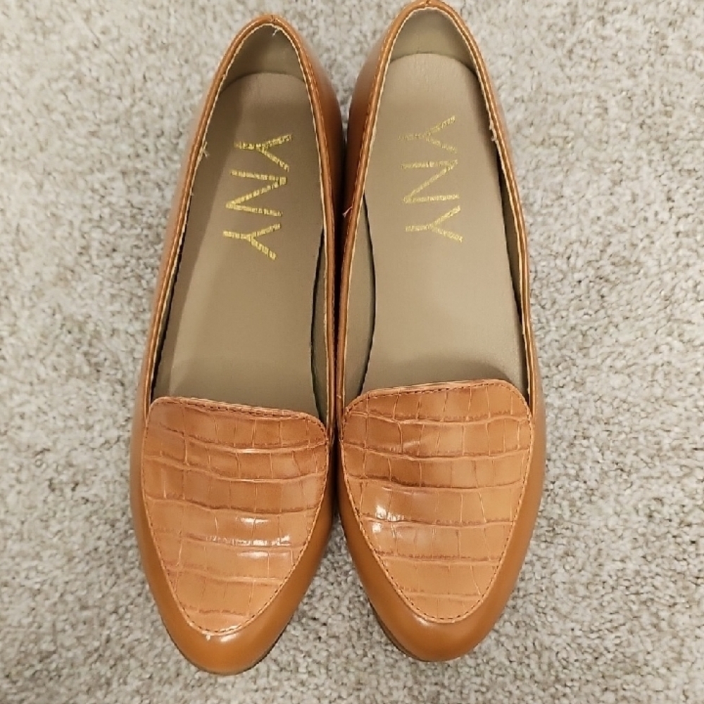 YNY Tan Loafers for Women